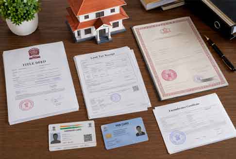 Documents required for PEARL Kerala property registration