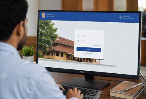 PEARL Kerala portal login page