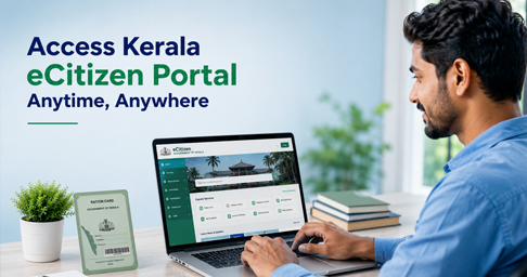 eCitizen Kerala Login official portal for ration card services.