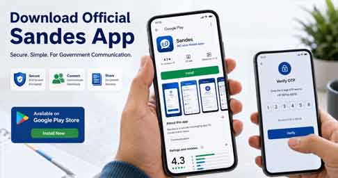 Download and install the official Sandes App on Android or iPhone.