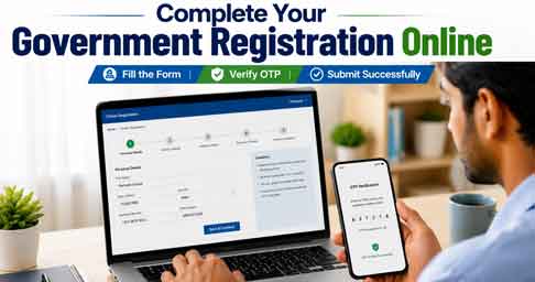 Register a new account on the eCitizen Kerala portal.