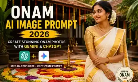 Onam AI Image Prompt 2026 using Gemini and ChatGPT