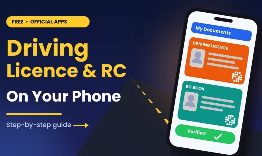 Download Driving Licence on Mobile and RC Book – Easy Guide